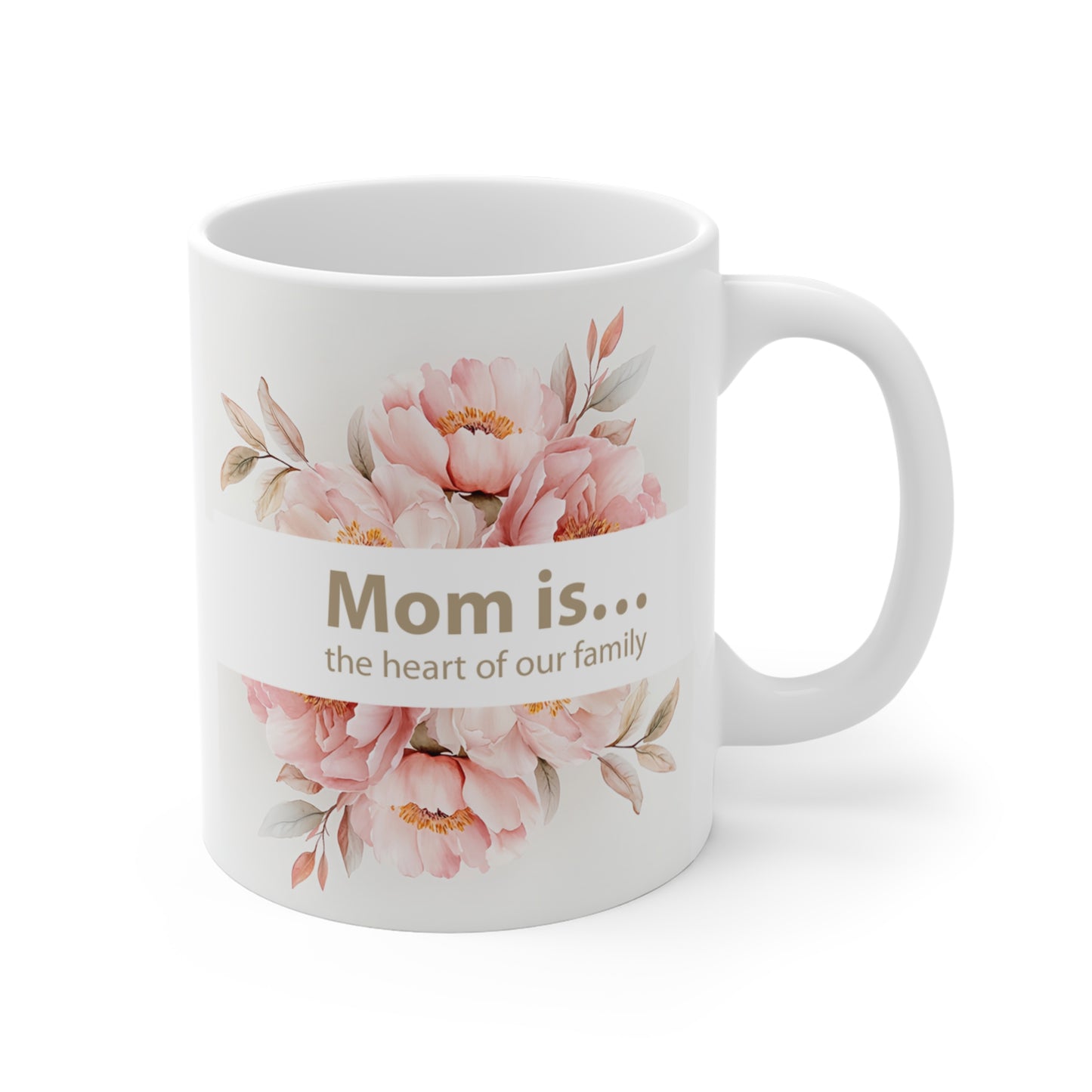 Happy mothers day mugs -mum is the heart of