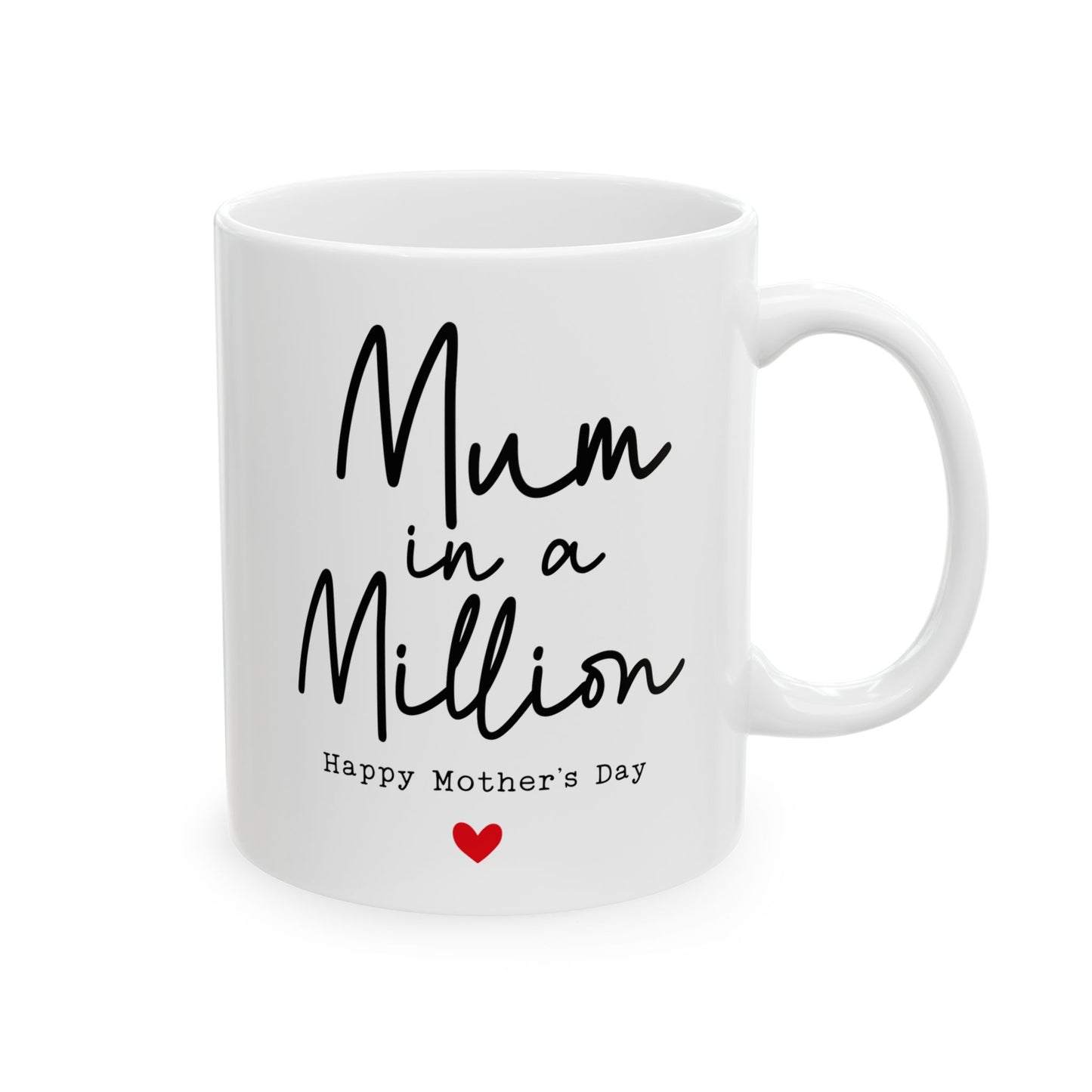 mum in a million Happy mothers day mug gifts mug card gift