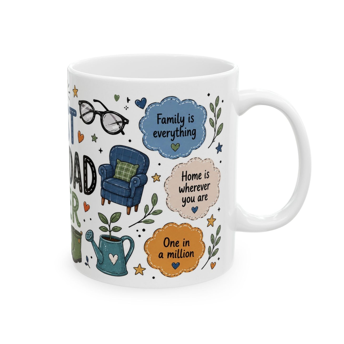 Best Grandad Ever 11oz ceramic mugs