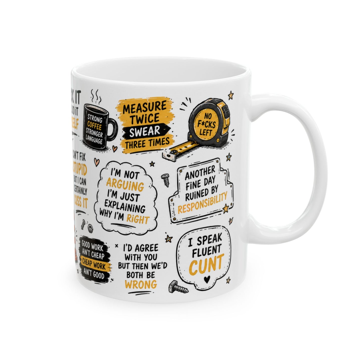 Builders swear word mugs