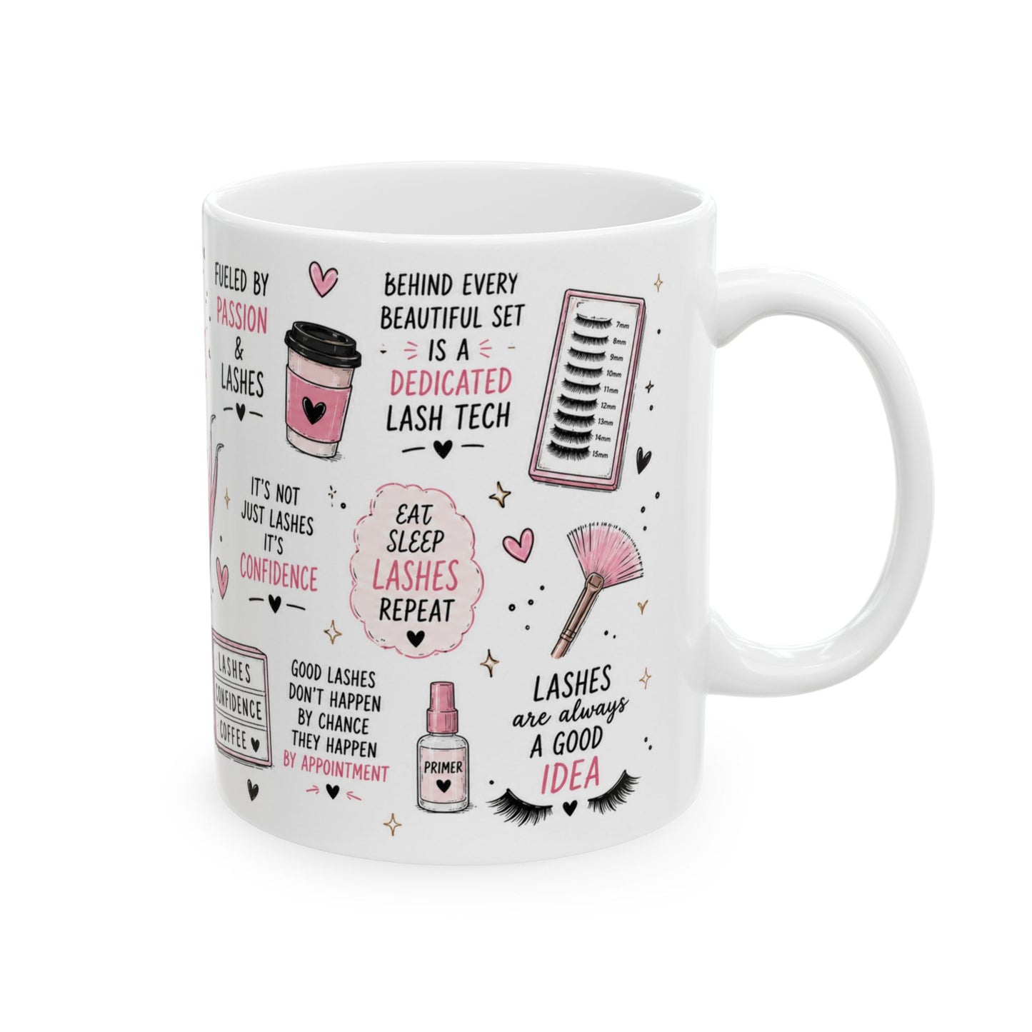 lash tech 11 oz mugs -Lash Boss gifts