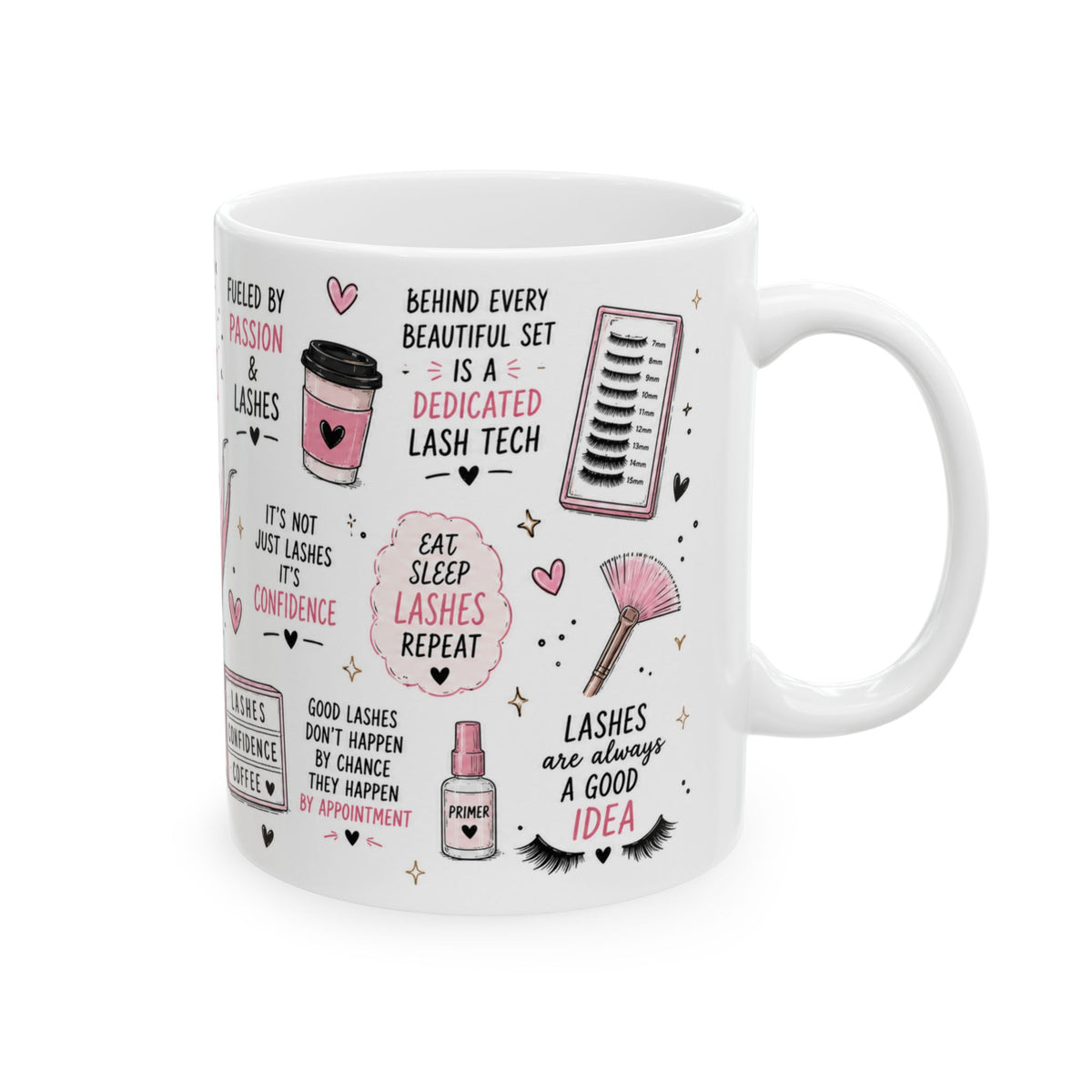 lash tech 11 oz mugs -Lash Boss gifts