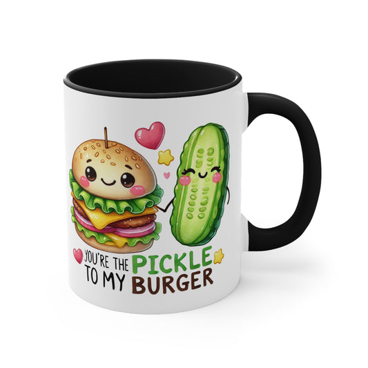 Valentines mugs You're the pickle to my burger /mug gifts /11oz ceramic mugs
