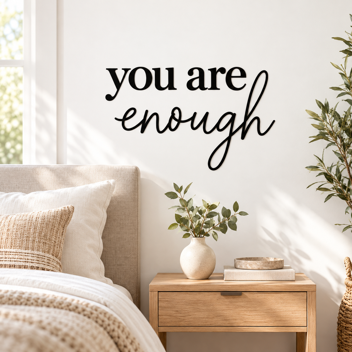 You are Enough Vinyl Wall Decal